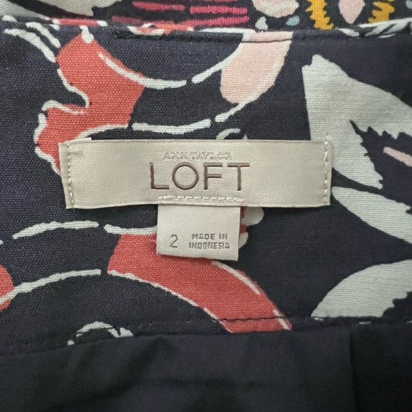 Loft Floral Pencil Skirt - Picture 2 of 3